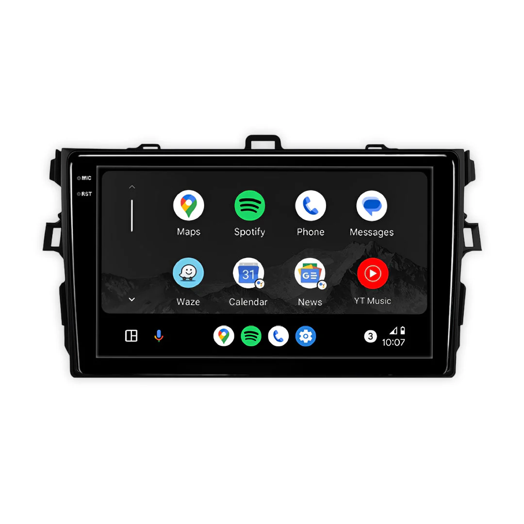 Toyota Corolla E140 / E150 (2006 - 2013) 7" 9" 13.3" Android Screen – Android 16, Wireless Apple CarPlay & Android Auto - Image 3
