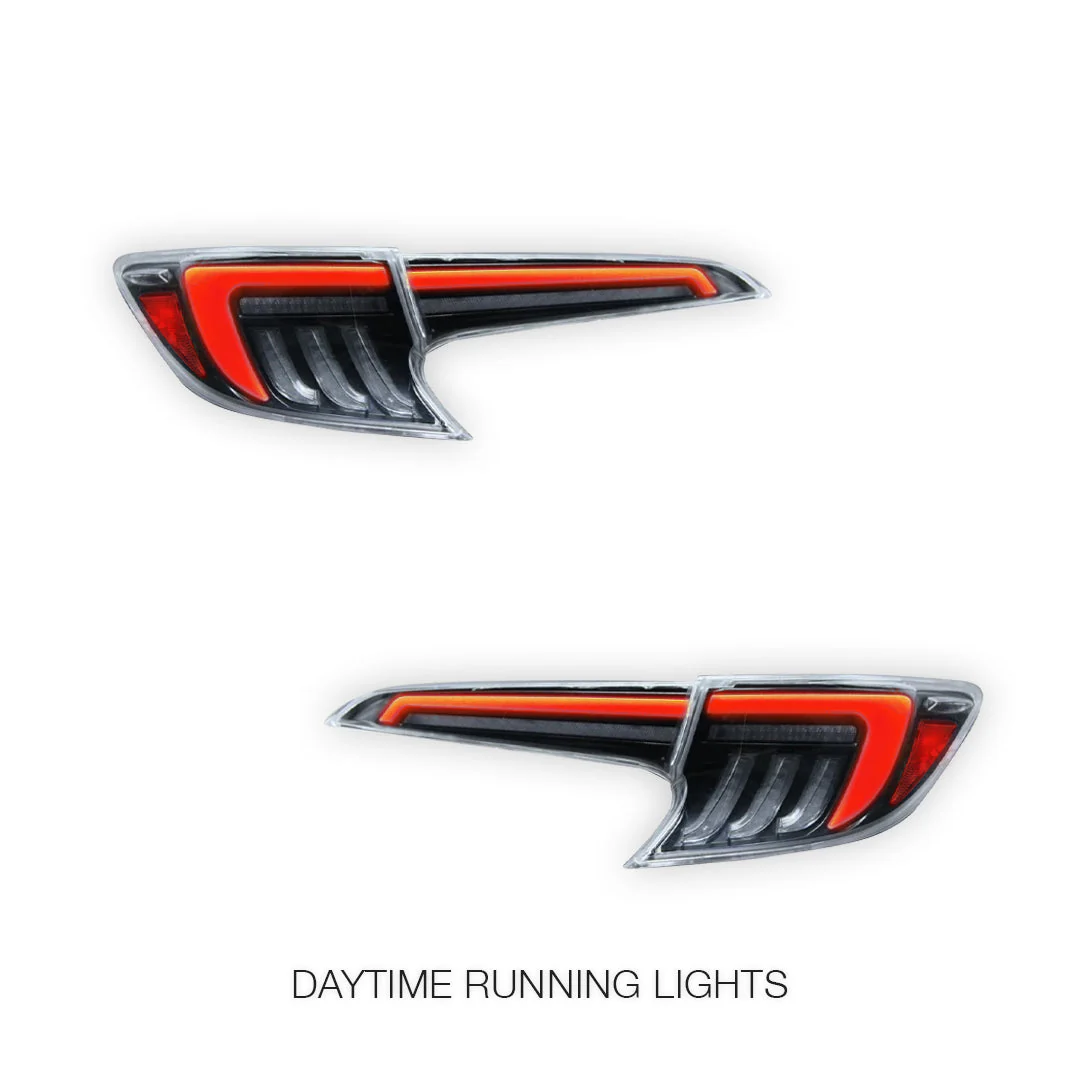 Toyota Corolla E210 Hatch (2019 - 2024) Smoked Red LED Sequential Tail Lights LH + RH - Image 2