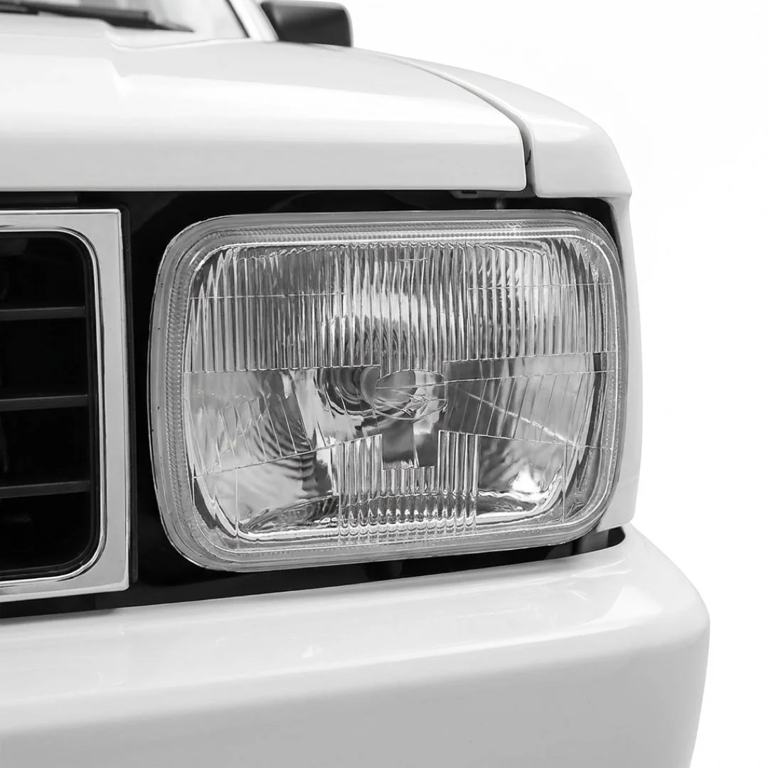 Toyota Corolla E70 (1981 - 1983) Headlights with H4 Globe Glass Lens LH + RH - Image 2