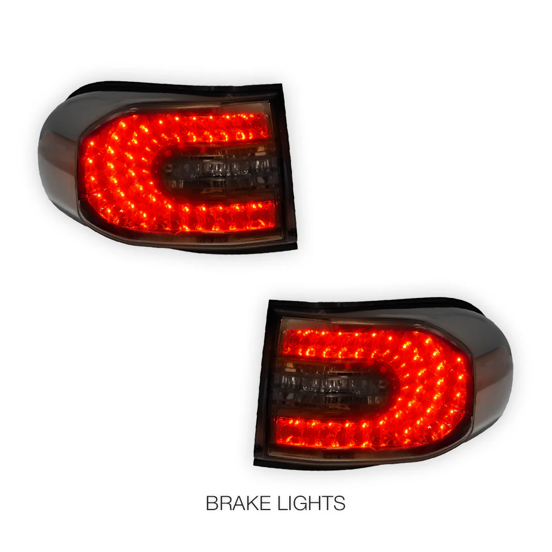 Toyota FJ Cruiser GSJ15R (2011 - 2016) Smoked Full LED Tail Lights LH + RH - Image 4