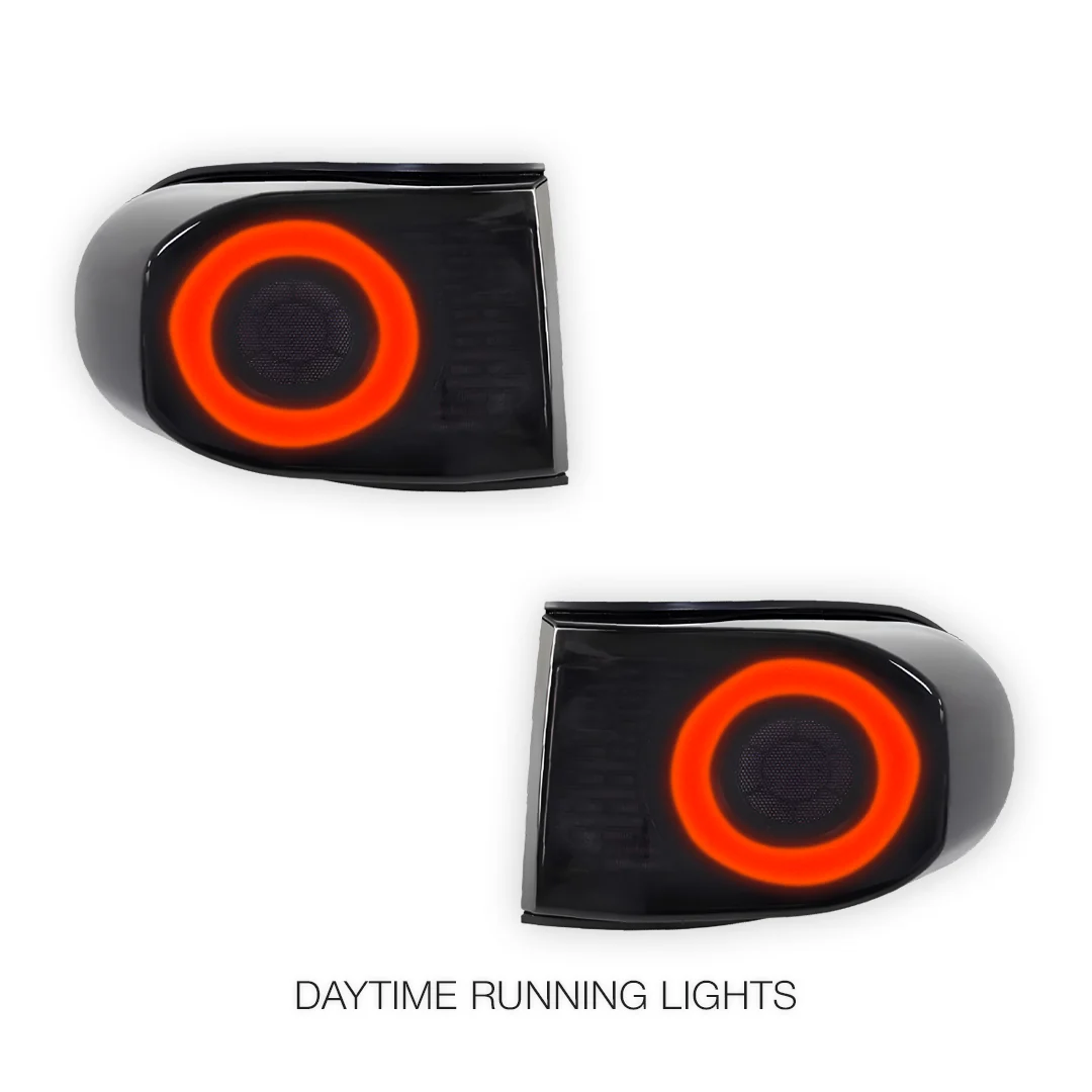Toyota FJ Cruiser GSJ15R (2011 - 2017) Smoked Sequential 3D Full LED Stripe Bar Tail Lights LH + RH - Image 3