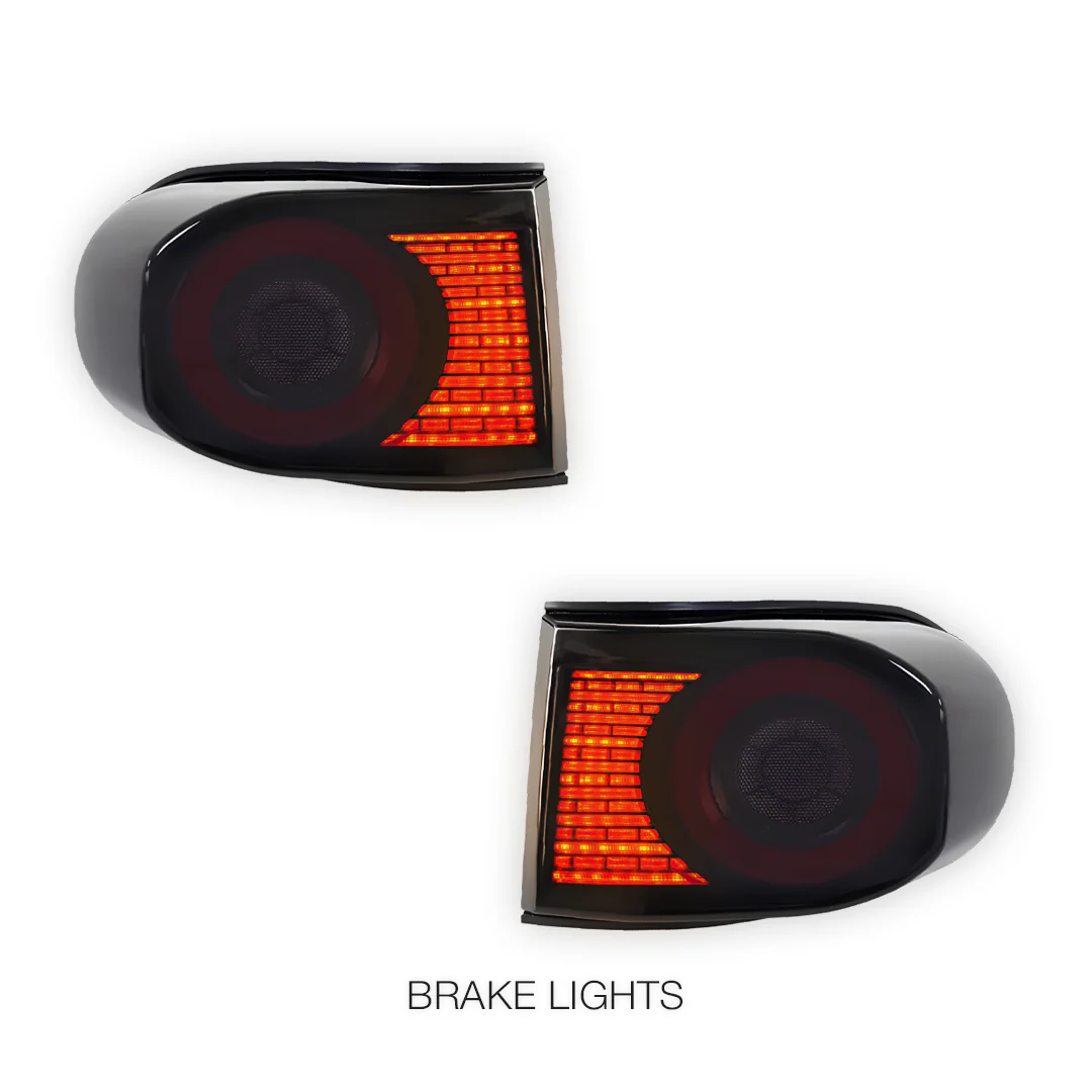 Toyota FJ Cruiser GSJ15R (2011 - 2017) Smoked Sequential 3D Full LED Stripe Bar Tail Lights LH + RH - Image 4