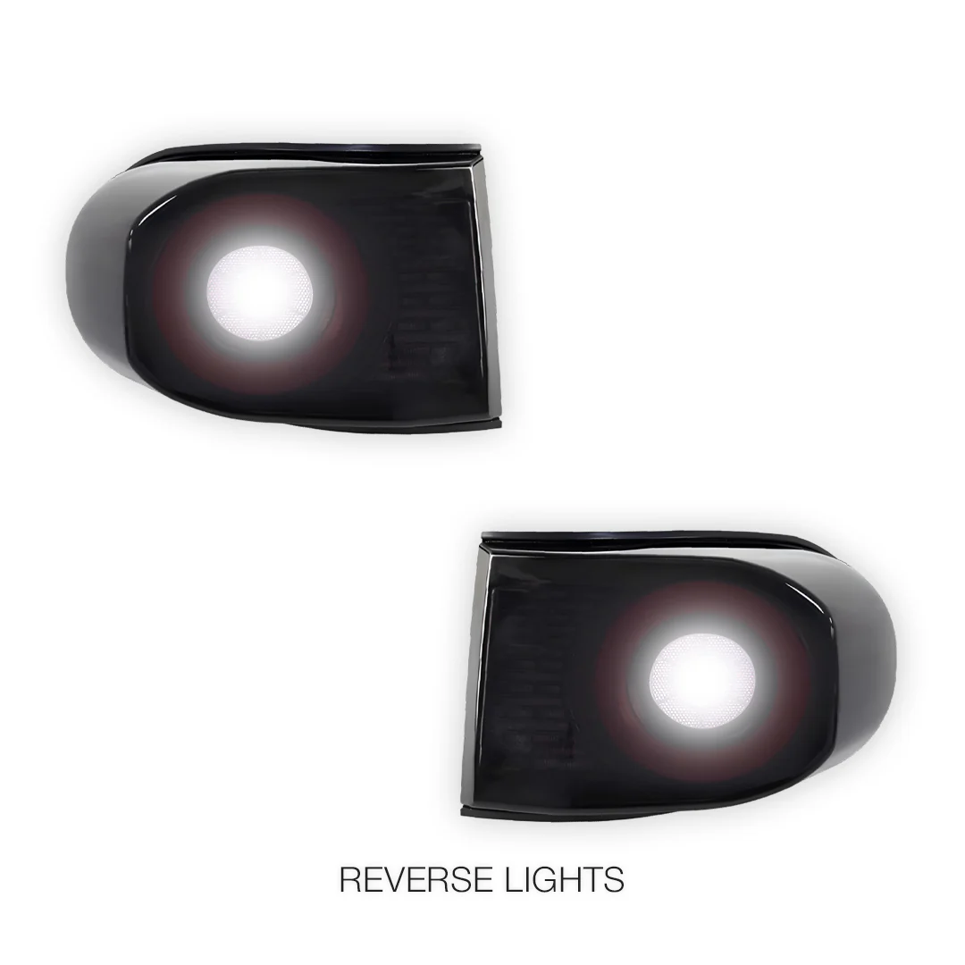 Toyota FJ Cruiser GSJ15R (2011 - 2017) Smoked Sequential 3D Full LED Stripe Bar Tail Lights LH + RH - Image 6