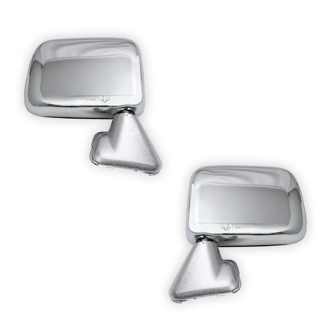 Toyota HiLux N50 (1988 - 1991) Chrome Manual Door Mirrors LH + RH - Image 3