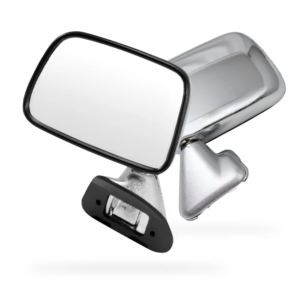Toyota HiLux N60 (1997- 2001) Chrome Manual Door Mirrors LH + RH