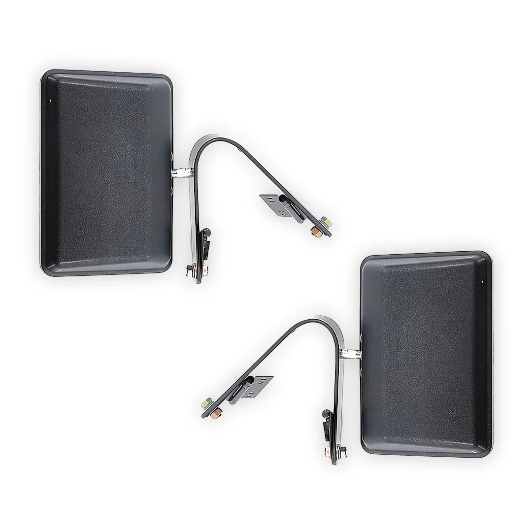 Toyota HiLux N60 (2001 - 2005) Black Head Door Mirrors LH + RH - Image 3