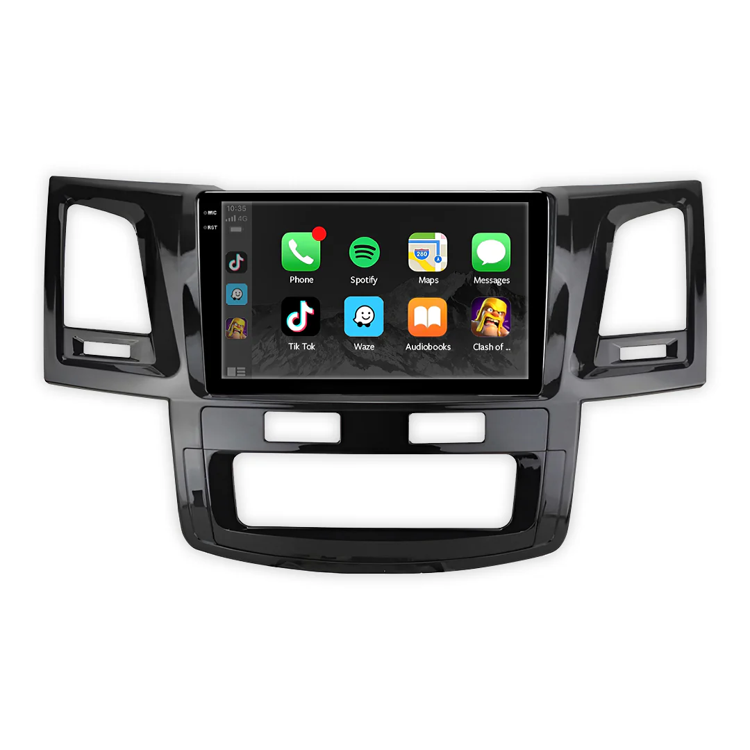 Toyota HiLux N70 (2005 - 2014) 9" Wireless Android 13 Touchscreen Stereo for Apple CarPlay / Android Auto - Image 2