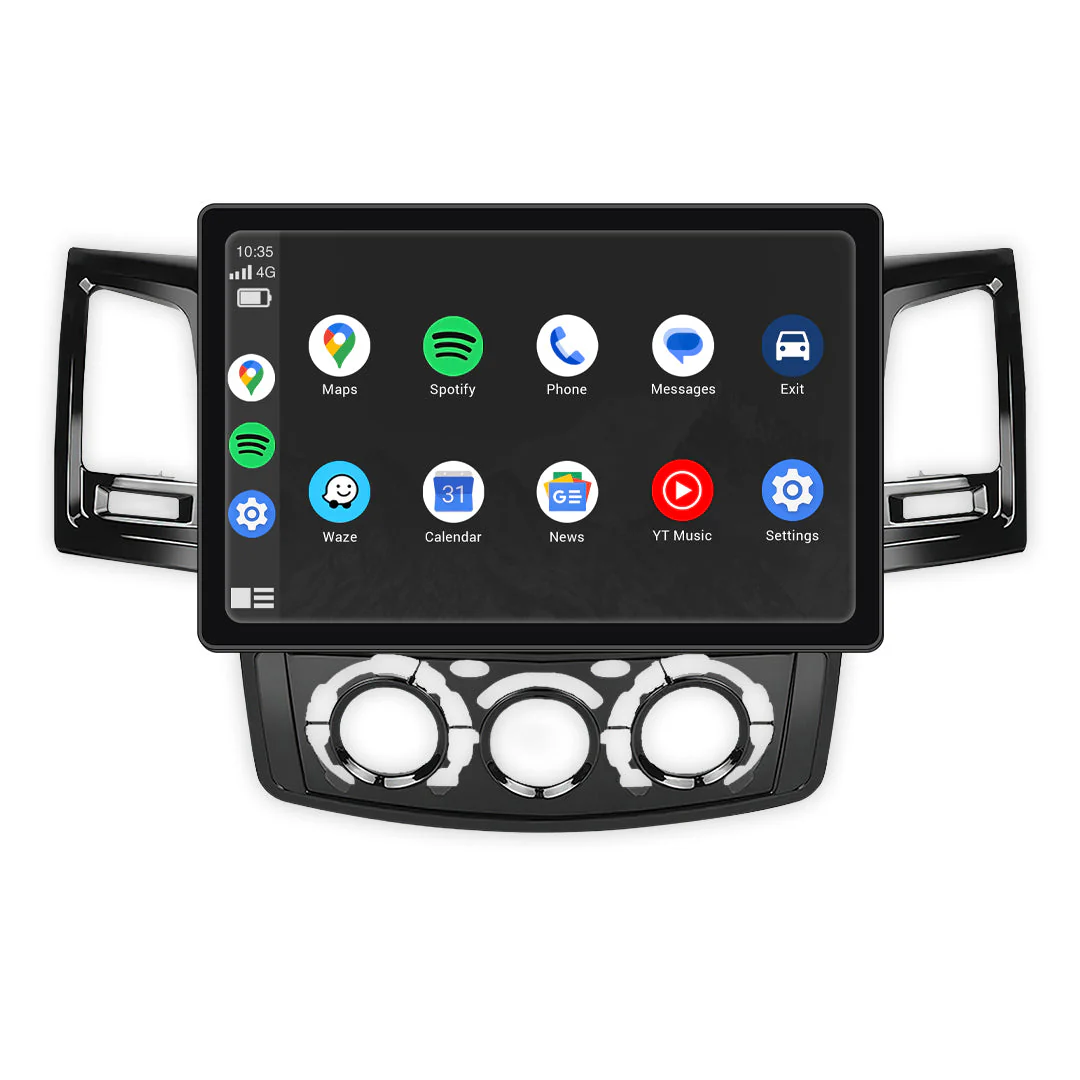 Toyota Hilux N70 (2005 - 2015) 9" 13.3" Wireless Android 16 Head Unit for Apple CarPlay / Android Auto Digital AC Panel - Image 6
