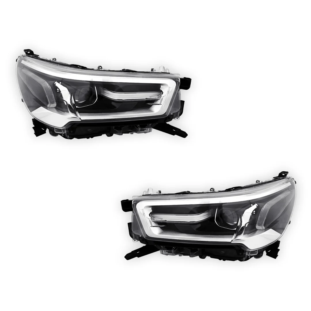Toyota HiLux N80 GUN126 / GUN136 (2020 - 2025) OEM Style Headlights LH + RH - Image 3