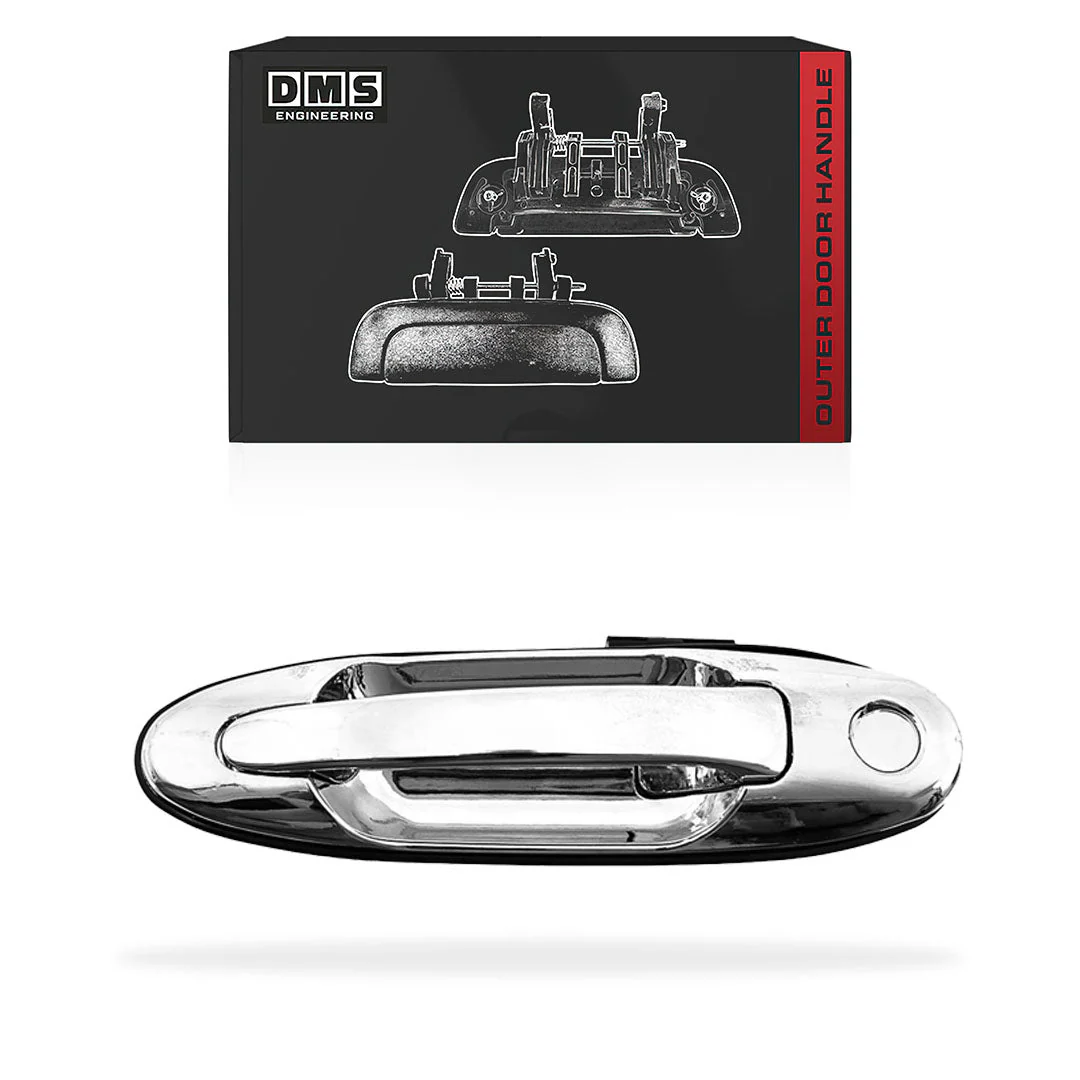 Toyota LandCruiser 100 Series (1998 - 2007)  Chrome Front Outer Door Handles - Image 2