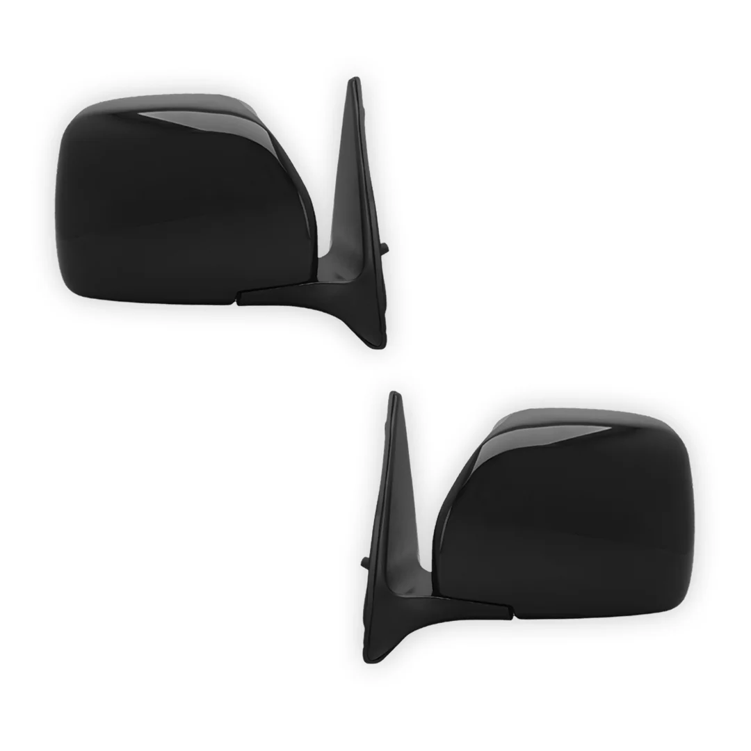 Toyota LandCruiser 100 Series (1998 - 2007) Genuine Manual Black Door Mirror LH + RH - Image 3