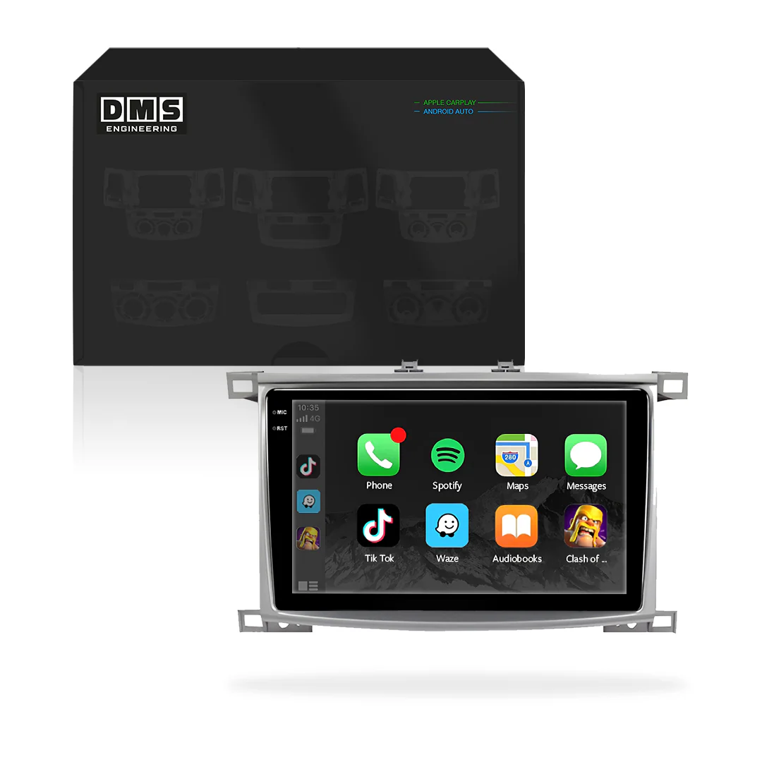 Toyota LandCruiser 100 Series (1999 - 2006) 9" Wireless Android 13 Touchscreen Stereo for Apple CarPlay / Android Auto
