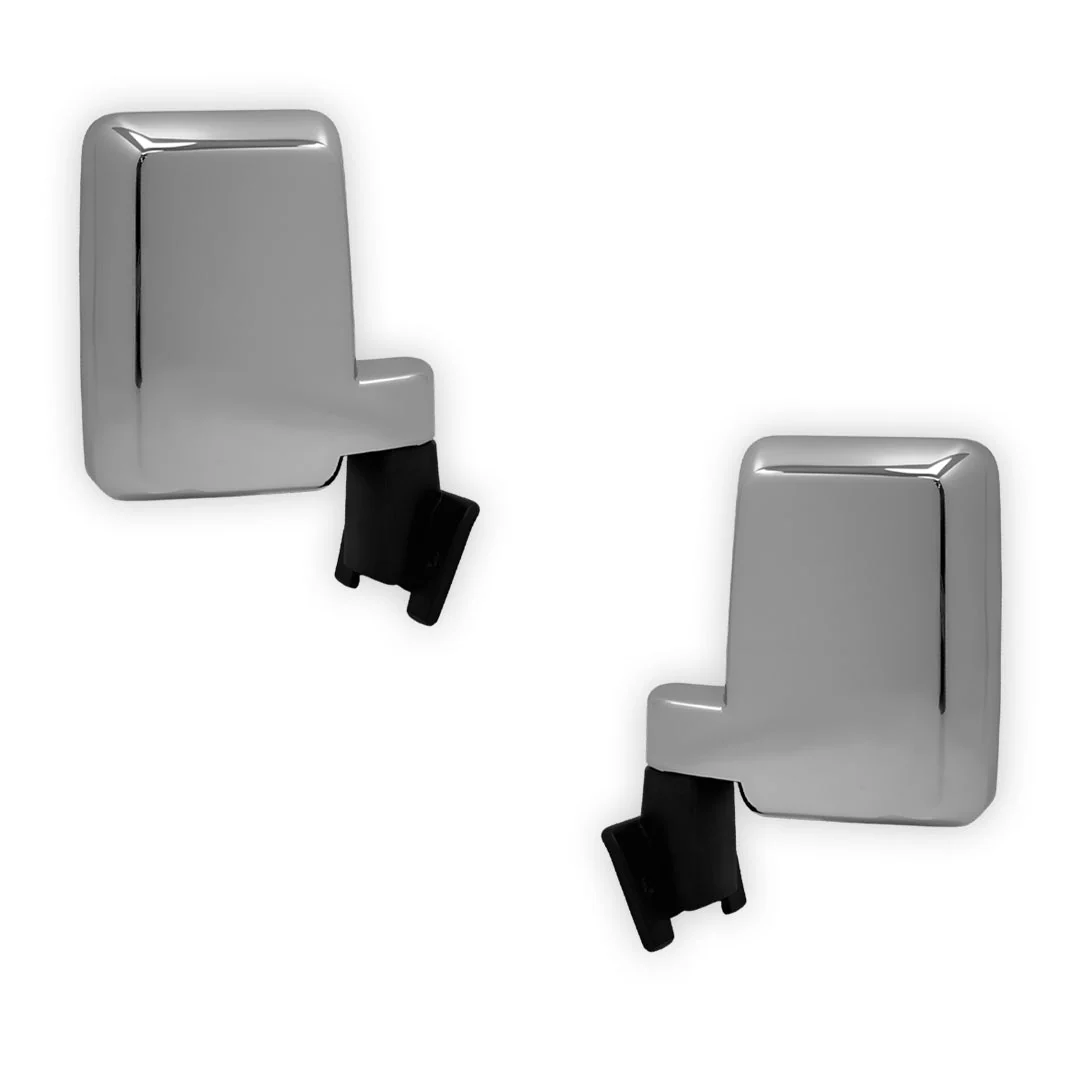 Toyota LandCruiser 60 Series (1980 - 1990) Chrome Manual Side Mirrors RH + LH - Image 3