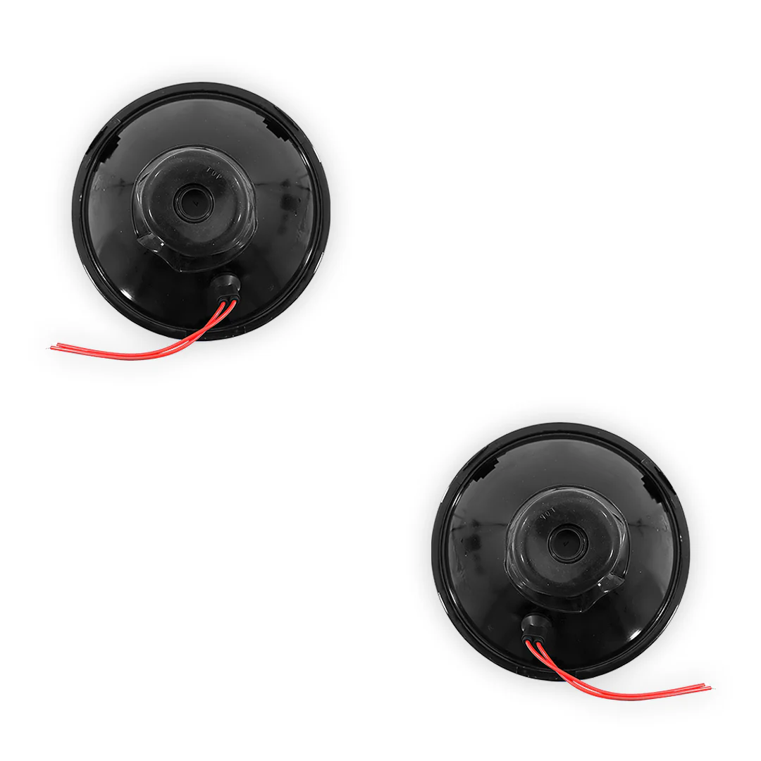 Toyota LandCruiser 70 / 73 / 75 / 78 / 79 Series (1985 - 2007) H4 7-inch Round OEM Style Headlights LH + RH - Image 4