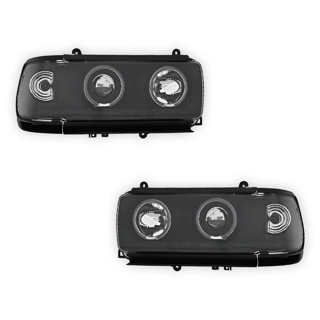 Toyota LandCruiser 80 Series (1990- 1997) LED DRL Projector Headlights LH + RH - Image 6