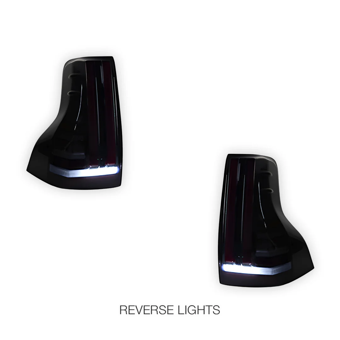 Toyota LandCruiser Prado 150 Series (2013 - 2018) Smoked LED Tail Lights LH + RH - Image 6