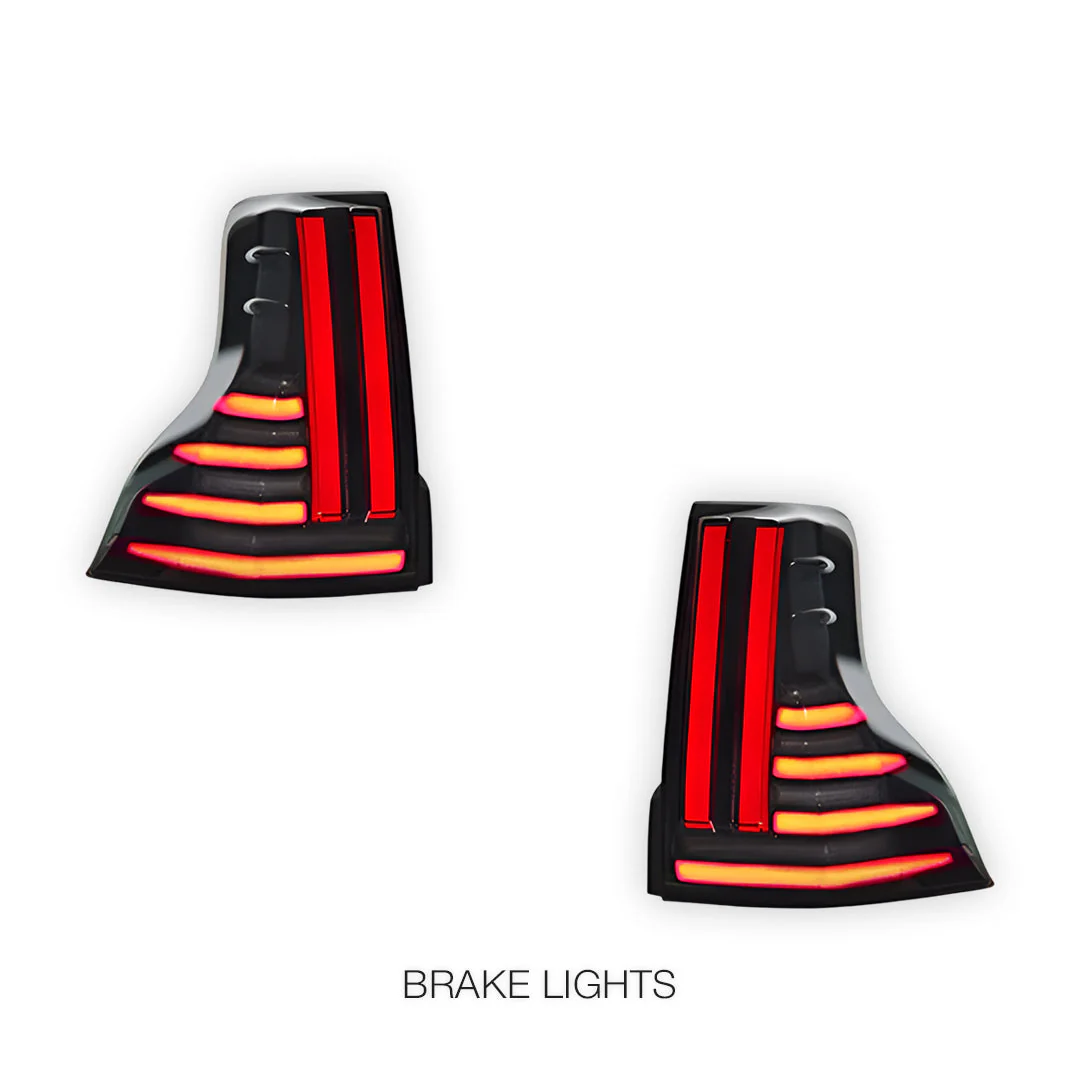 Toyota LandCruiser Prado 150 Series (2013 - 2018) Smoked LED Tail Lights LH + RH - Image 3