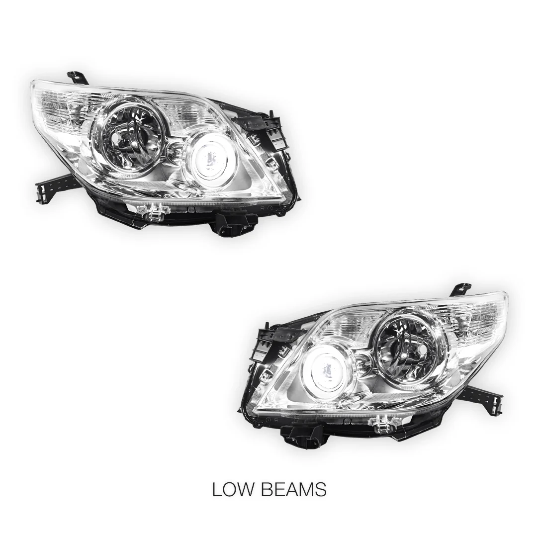 Toyota LandCruiser Prado 150 Series FJ150 / LC150 (2009 - 2013) Halogen Projector Headlight Lamp LH + RH - Image 4