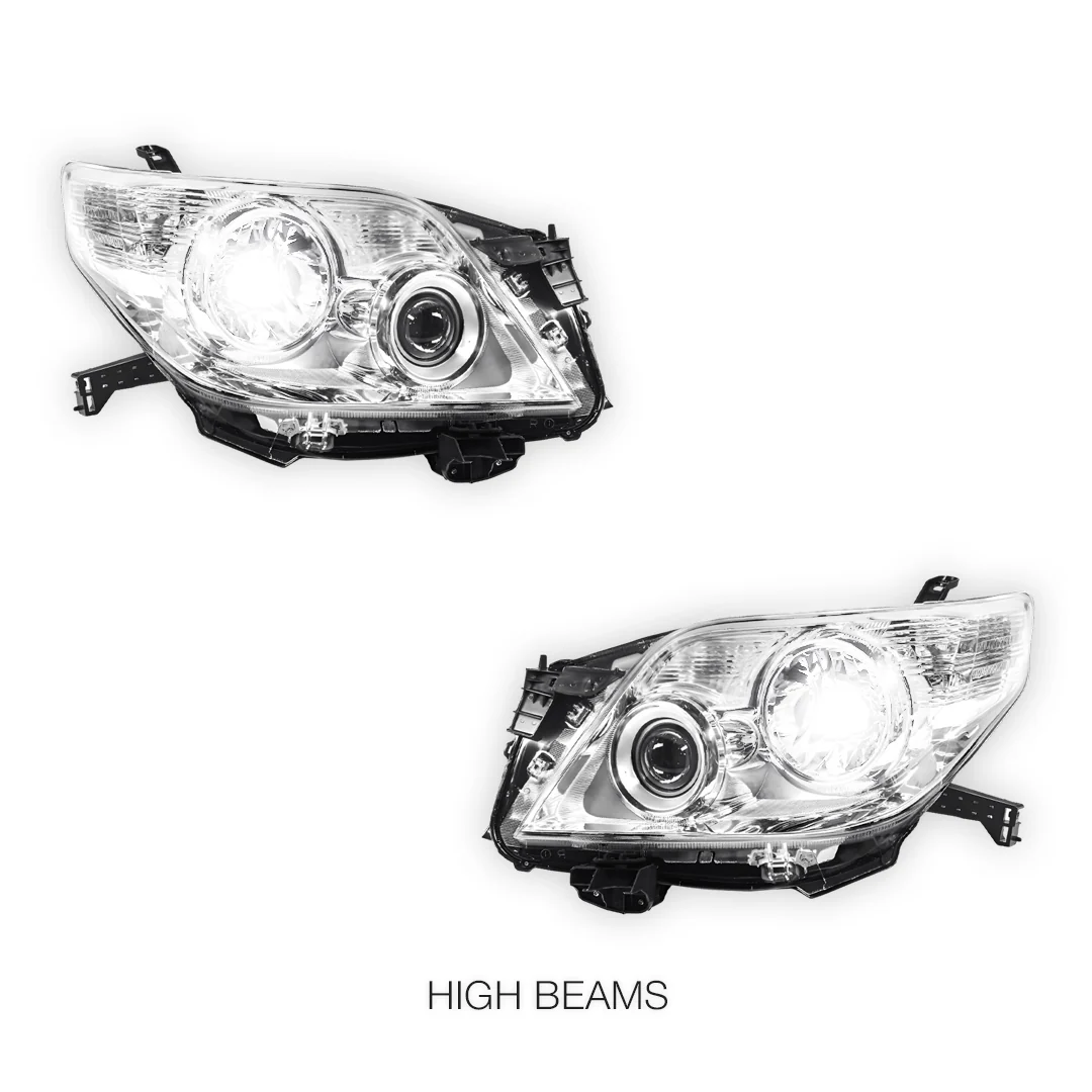 Toyota LandCruiser Prado 150 Series FJ150 / LC150 (2009 - 2013) Halogen Projector Headlight Lamp LH + RH - Image 5