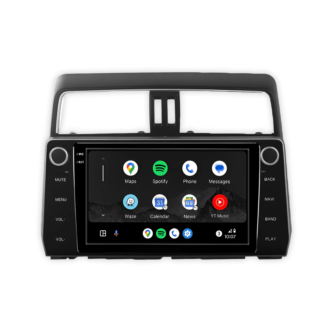Toyota LandCruiser Prado (2018 - 2023) Autoestéreo Android 9" Inalámbrico con CarPlay y Android Auto - Image 3