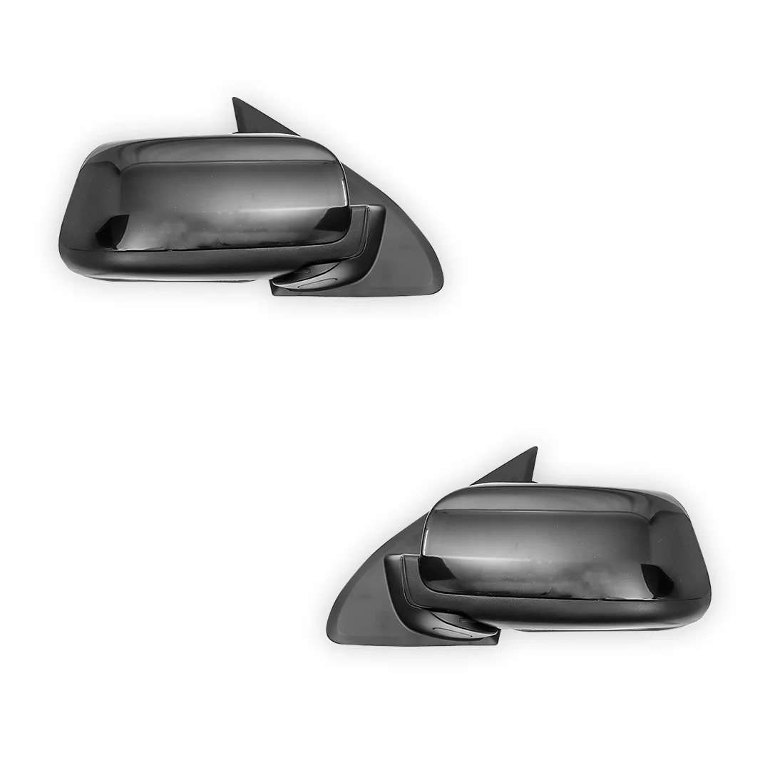 Toyota LandCruiser Prado 95 Series (1996 - 1998) Manual Black Side Mirror LH + RH - Image 3