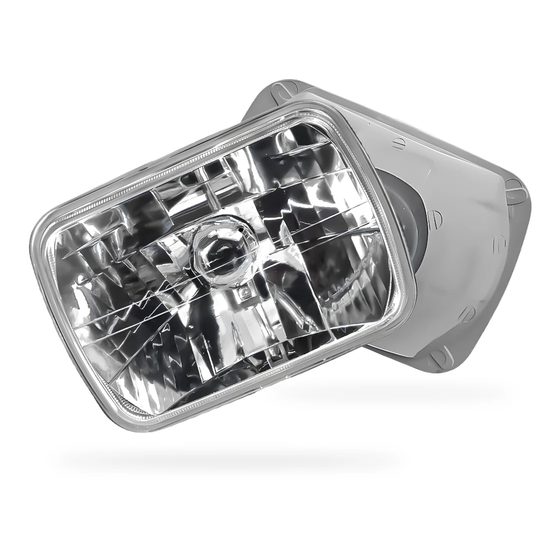Toyota Supra A70 (1986 - 1992) Headlights with H4 Globe Glass Lens LH + RH - Image 6