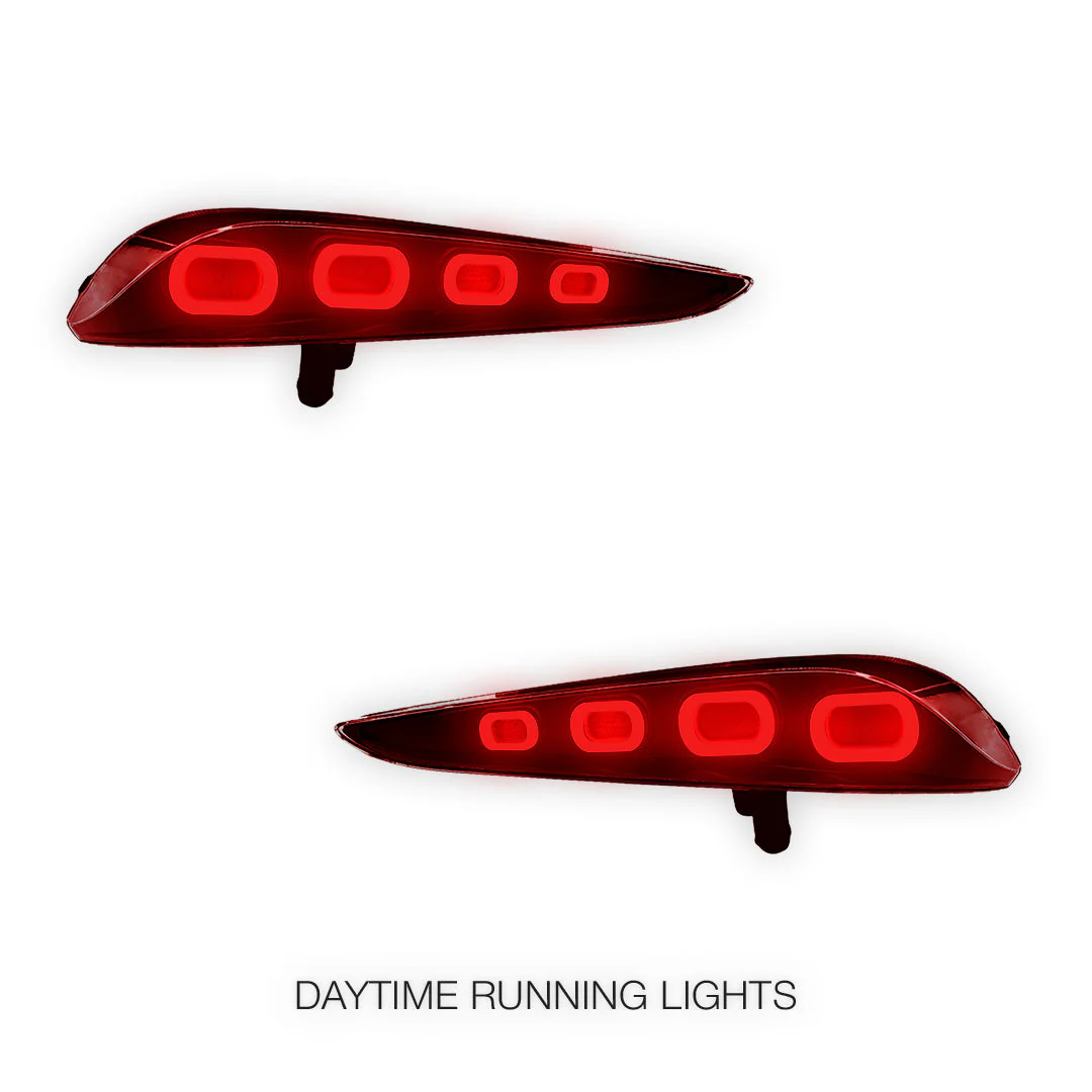 Toyota Supra A90 A91 (2019 - 2024) Red Sequential LED Tail Lights LH + RH - Image 2