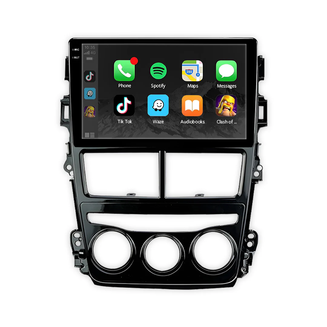Toyota Yaris XP130 Manual (2017 - 2019) 9" Wireless Android 16 Head Unit for Apple CarPlay / Android Auto - Image 2