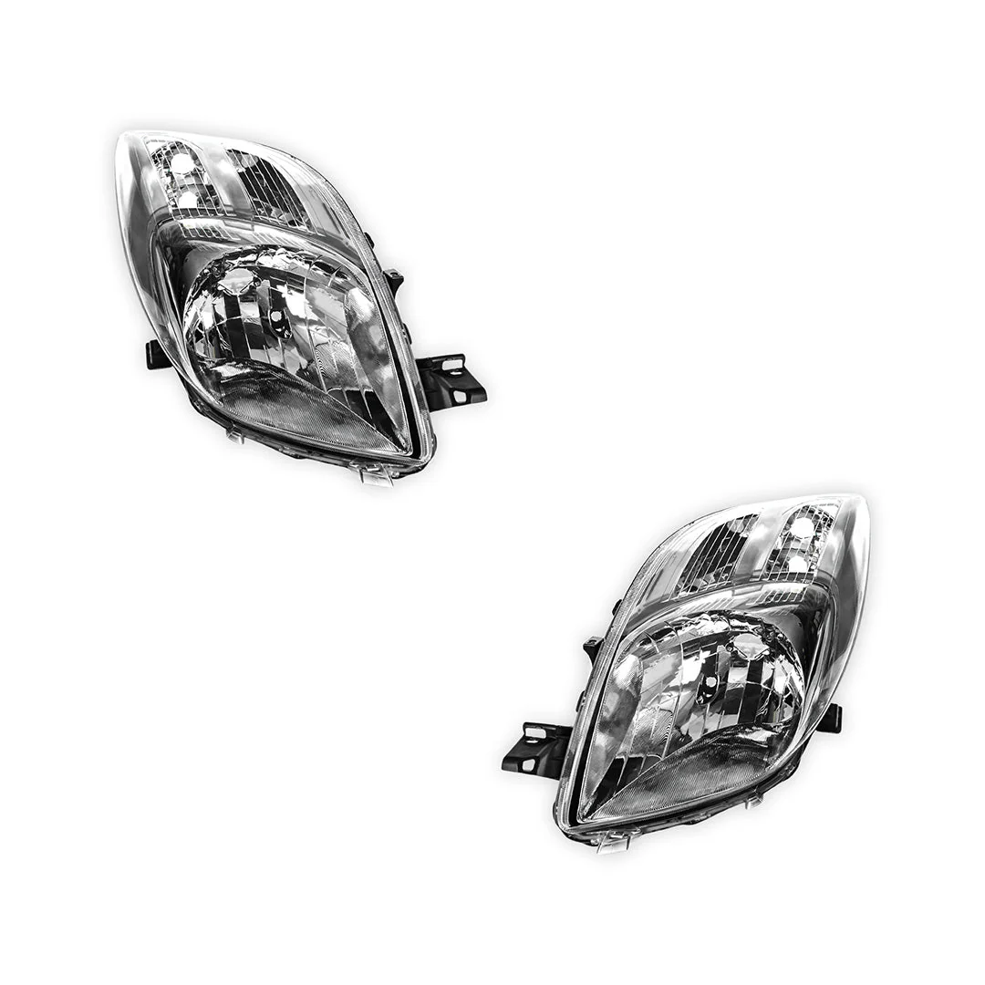 Toyota Yaris XP90 / NCP90 Hatch (2005 - 2008) Headlights LH + RH - Image 2