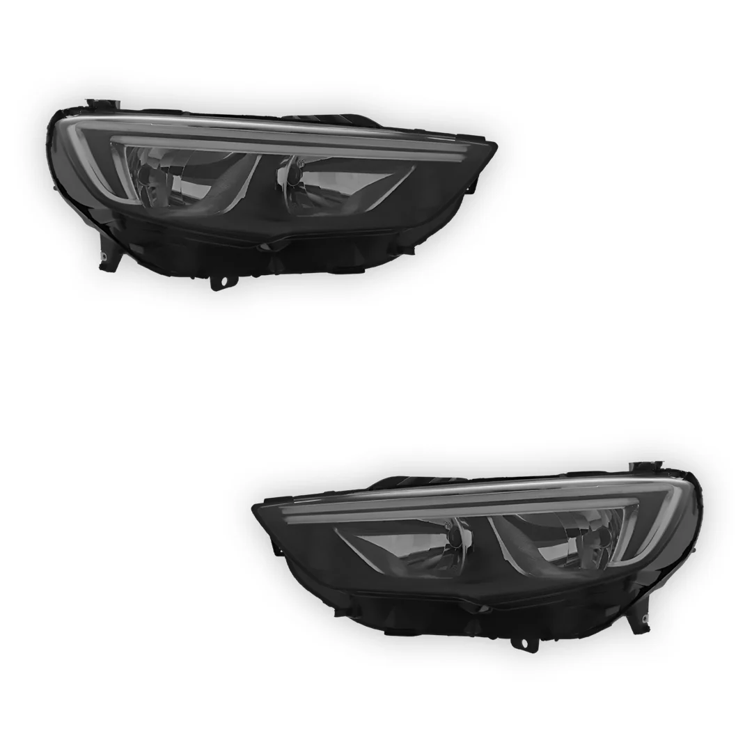 Vauxhall Insignia Black Headlights 2017 - 2021 OEM-Style Aftermarket Left & Right - Image 2