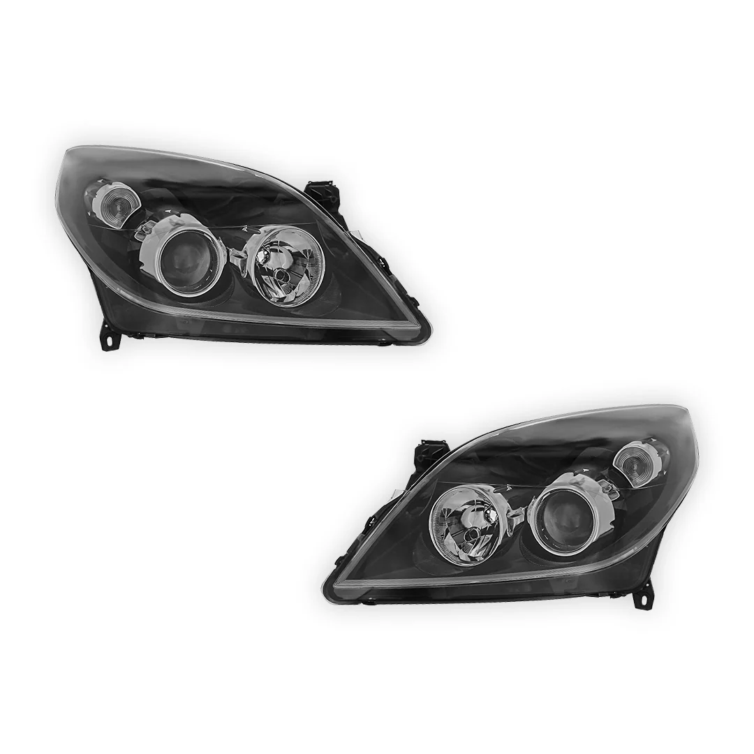 Vauxhall Signum Black Headlights 2005 - 2009 OEM-Style Aftermarket Left & Right - Image 2