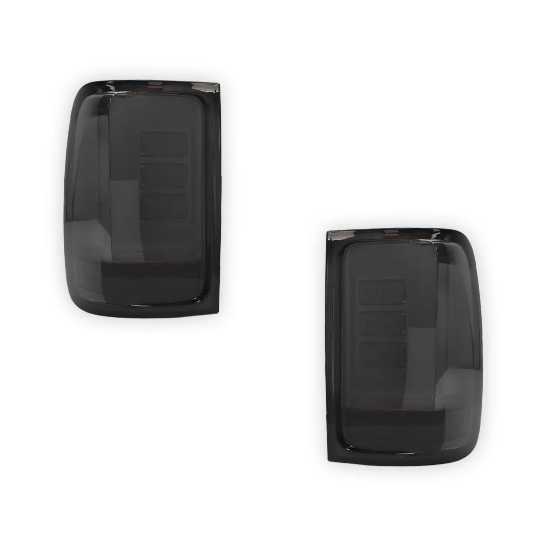Volkswagen Amarok 2H (2011 - 2021) Smoked Black Sequential 3D LED Stripe Bar Tail Lights LH + RH - Image 7