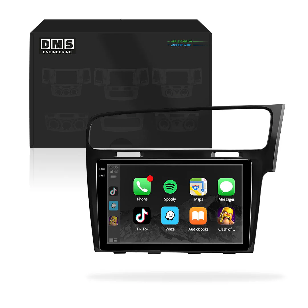 Volkswagen Golf MK7 RHD (2014 - 2018) 10" Wireless Android 16 Android Player for Apple CarPlay / Android Auto