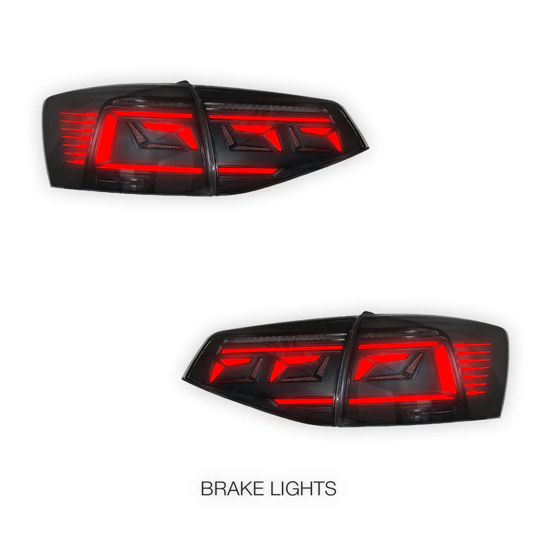 Volkswagen Jetta MK6 (2015 - 2018) Sequential Smoked Tail Lights LH + RH - Image 5