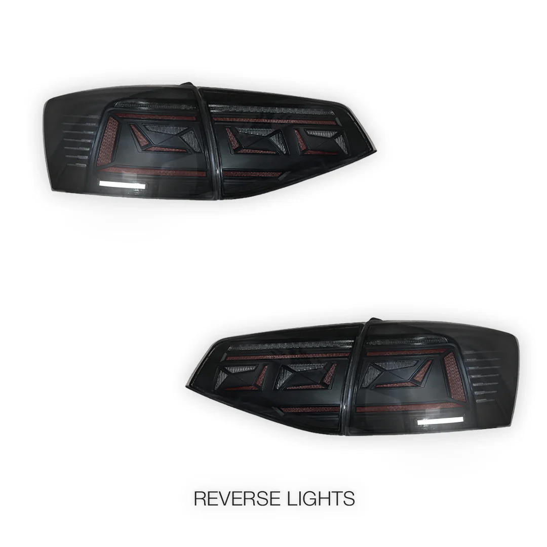 Volkswagen Jetta MK6 (2015 - 2018) Sequential Smoked Tail Lights LH + RH - Image 6