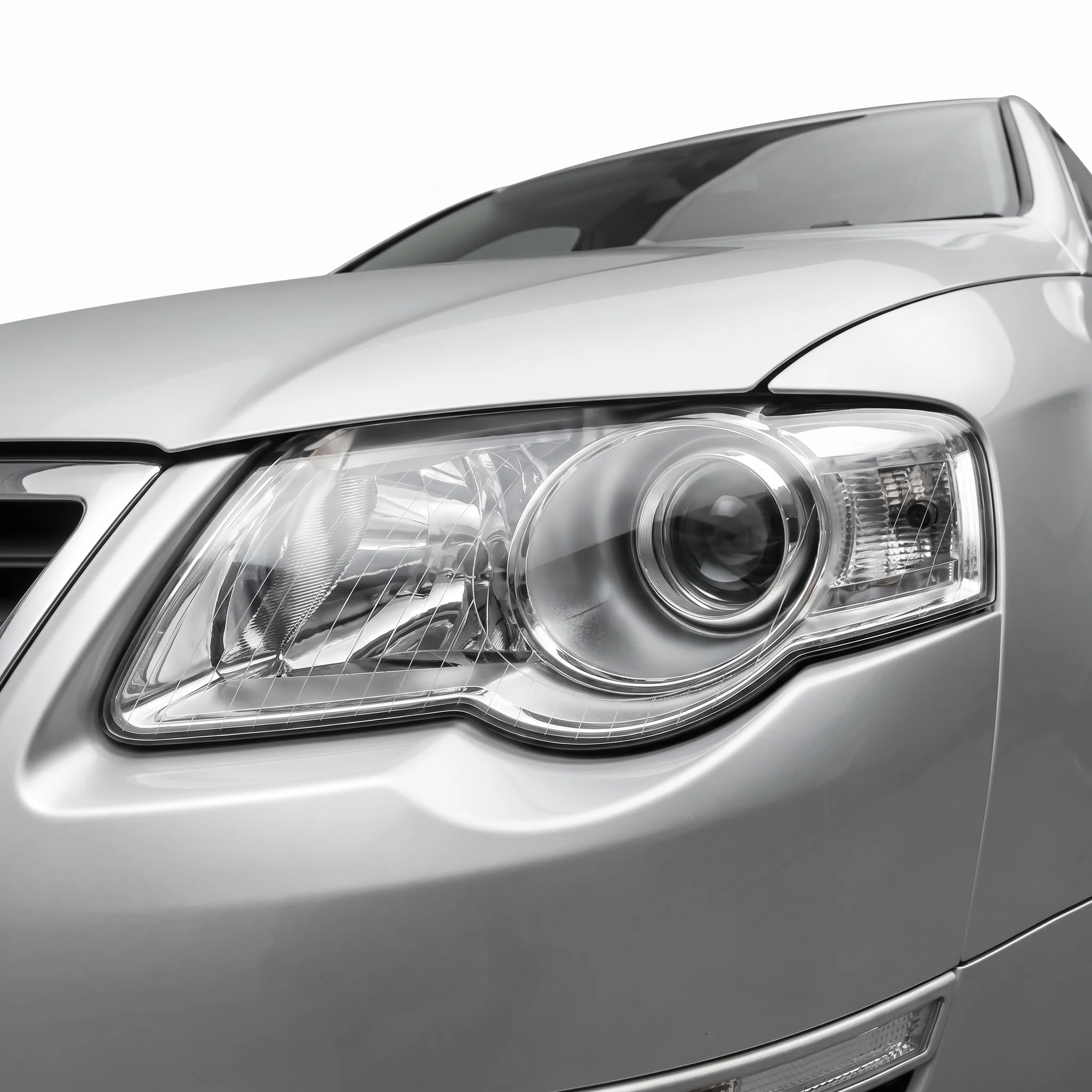 Volkswagen Passat B6 3C (2005 - 2010) Non Zenon Headlights LH + RH - Image 3