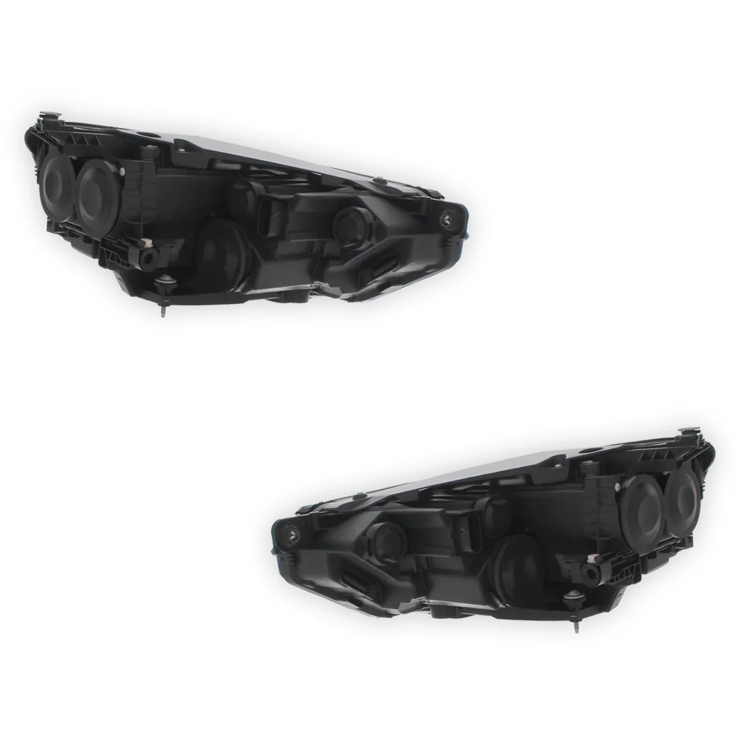 Volkswagen Passat B8 Black Headlights 2014 - 2019 OEM-Style Aftermarket Left & Right - Image 3