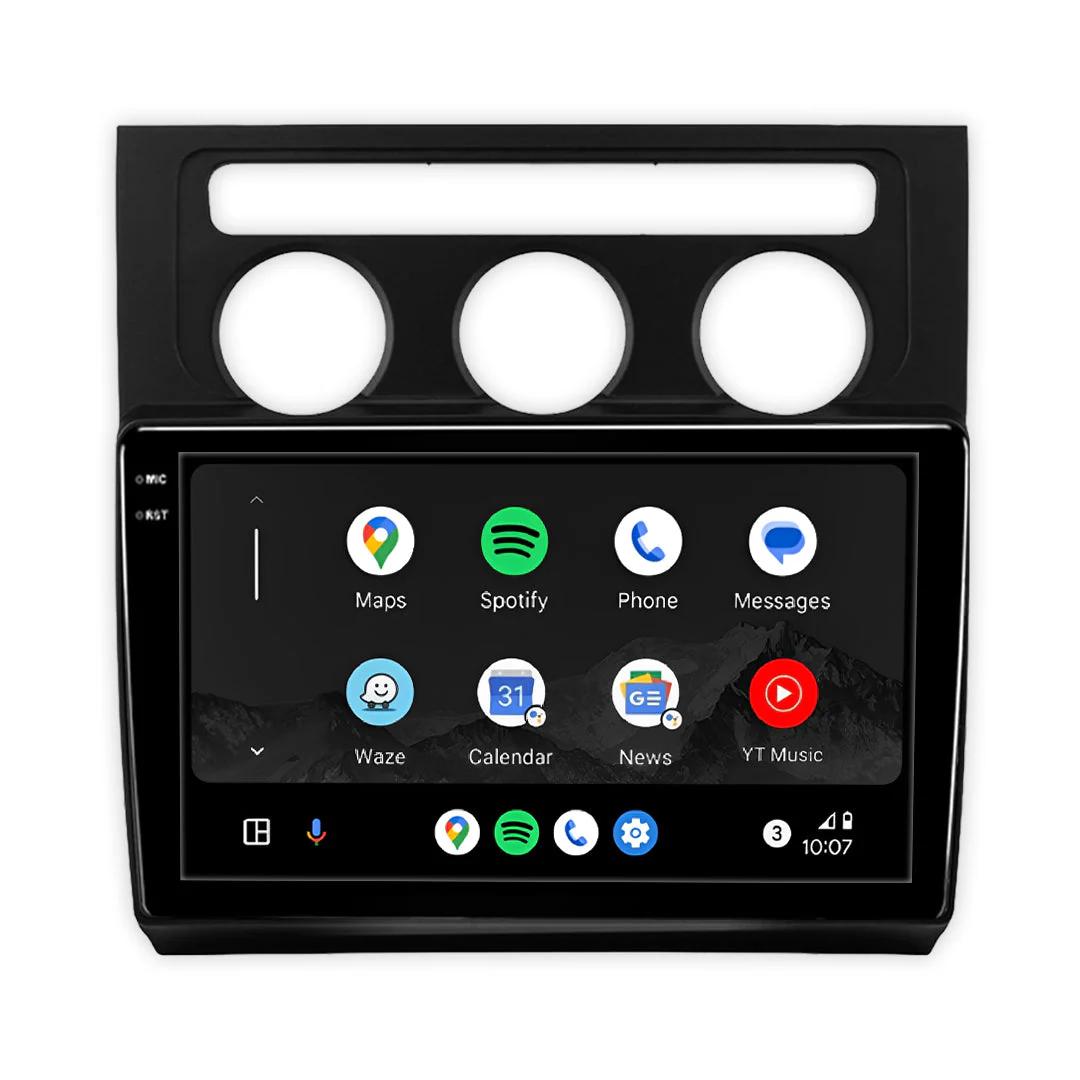 Volkswagen Touran 1T (2003 - 2014) 9" 13.3" Wireless Android 16 Head Unit for Apple CarPlay / Android Auto Black Trim - Image 3