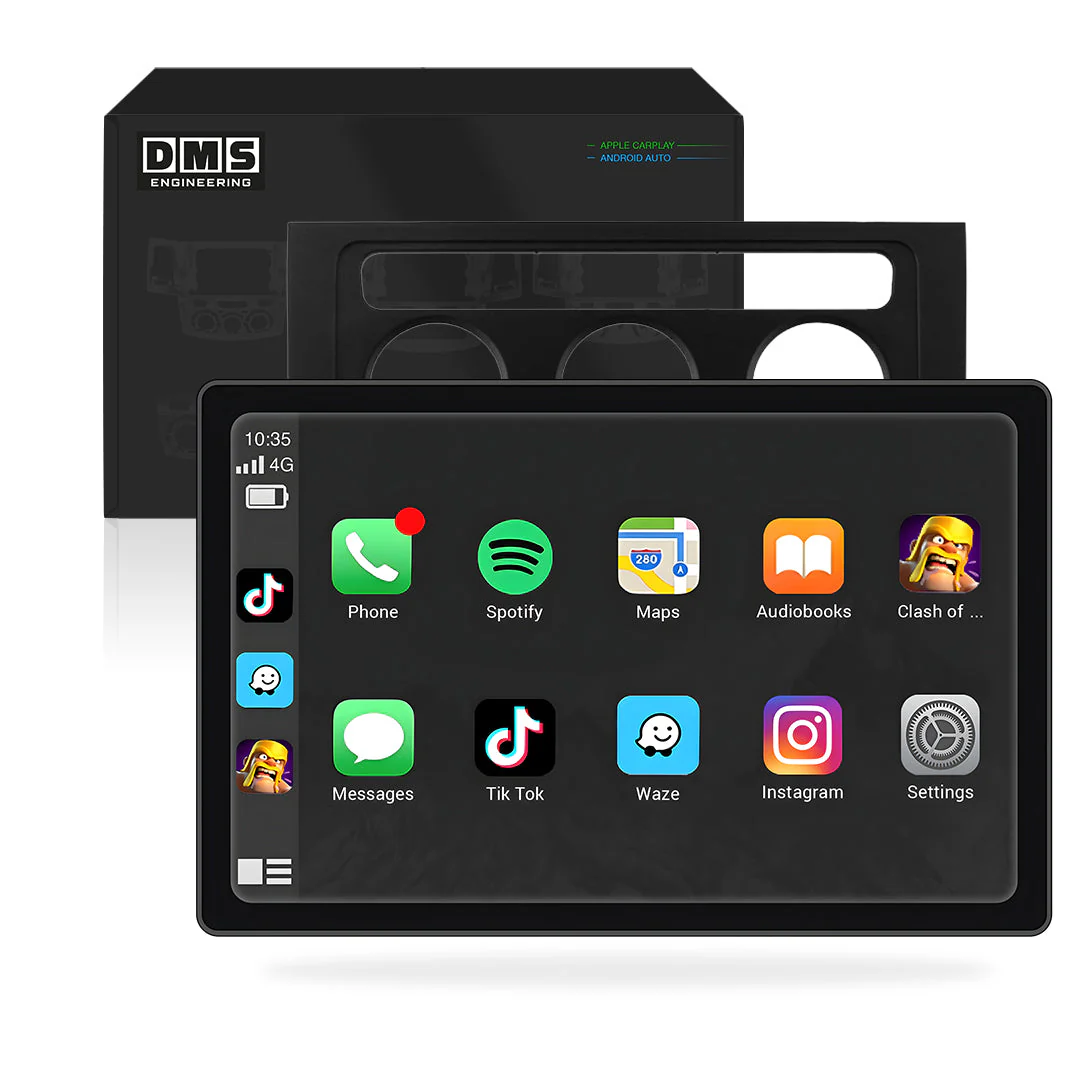 Volkswagen Touran 1T (2003 - 2014) 9" 13.3" Wireless Android 16 Head Unit for Apple CarPlay / Android Auto Black Trim - Image 4