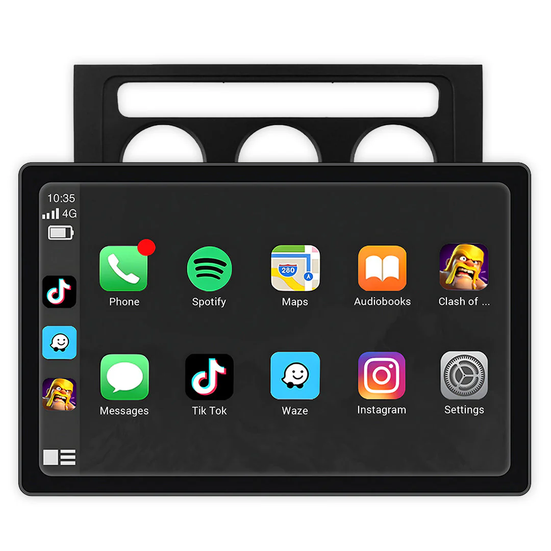 Volkswagen Touran 1T (2003 - 2014) 9" 13.3" Wireless Android 16 Head Unit for Apple CarPlay / Android Auto Black Trim - Image 5