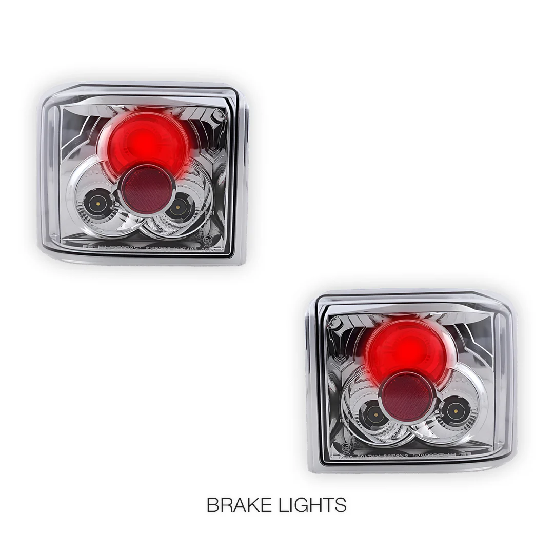 Volkswagen Transporter T4 (1993 - 2004) Crystal Clear Altezza Halogen Tail Lights LH + RH - Image 4